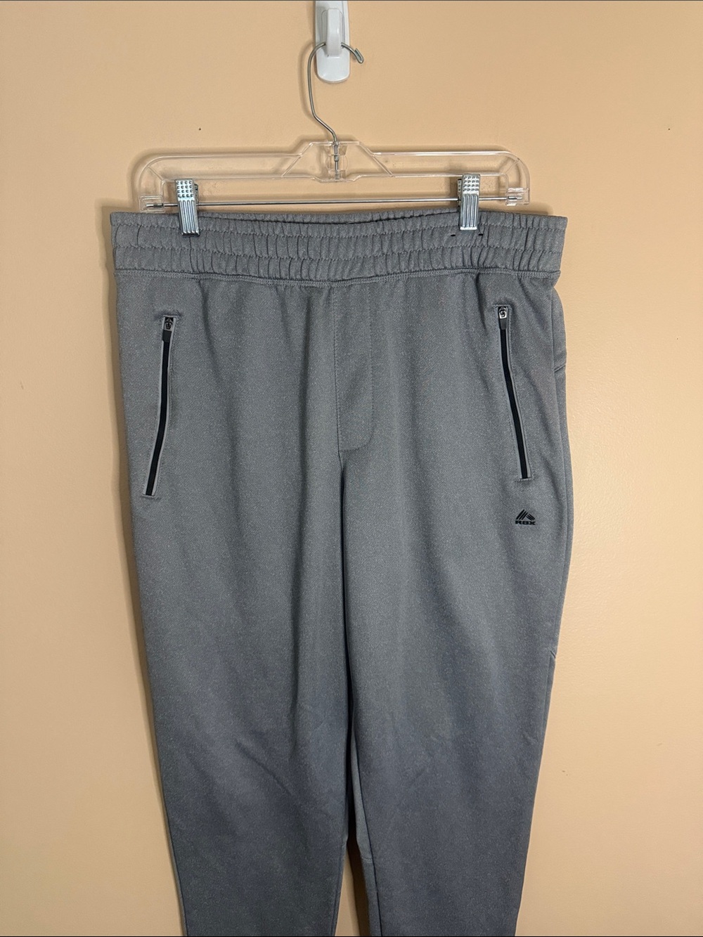 Reebok Charcoal Gray Men's Zip-Pocket Joggers